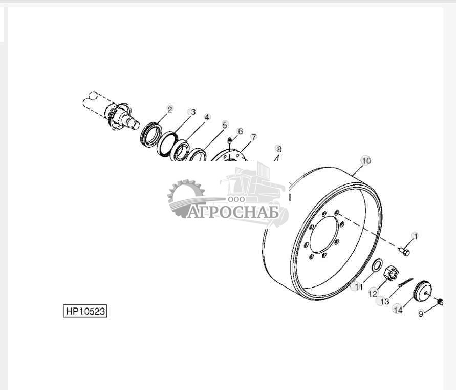 IDLER WHEEL ASSEMBLY 